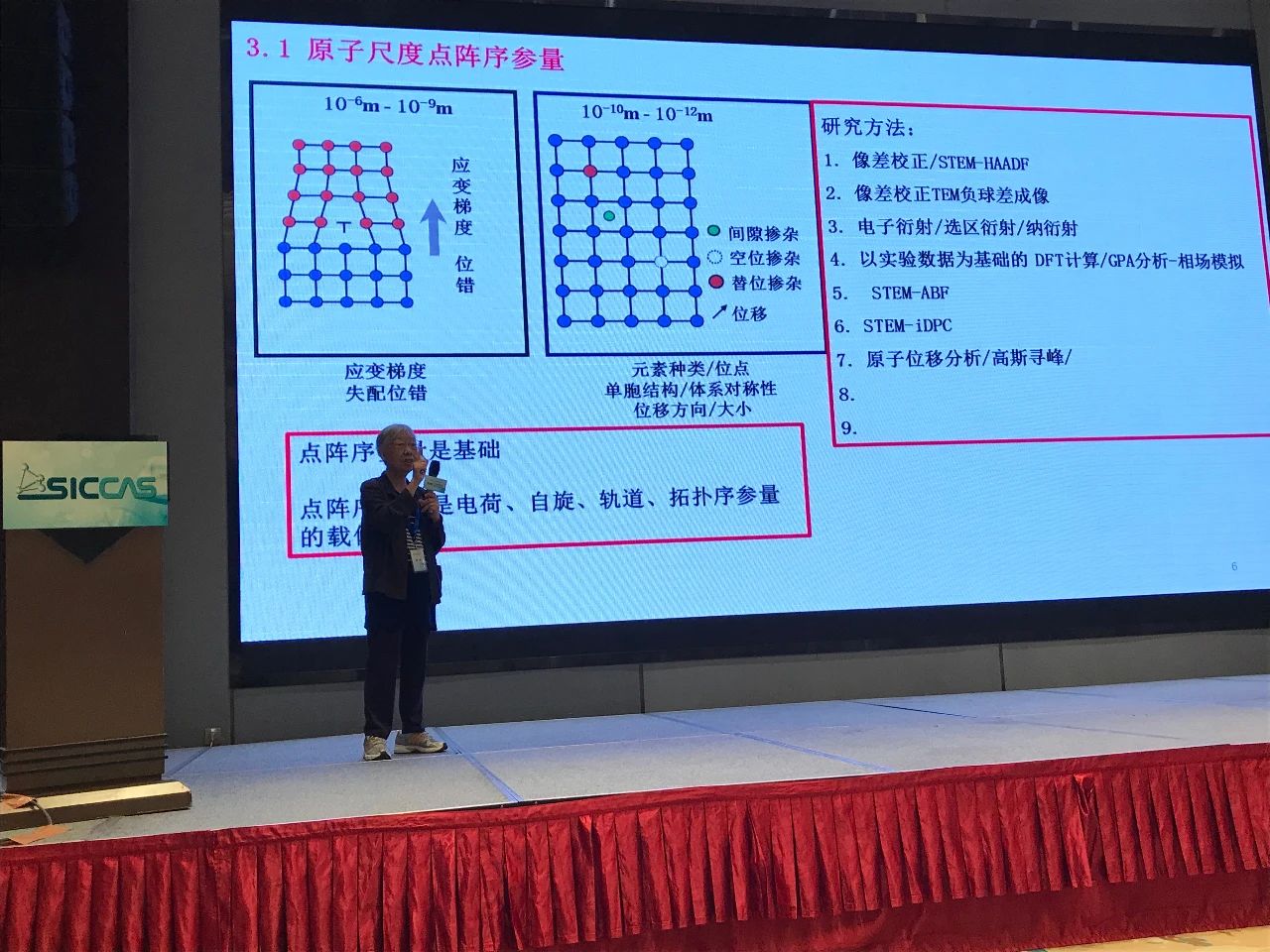 朱静院士在讲座现场做分享报告