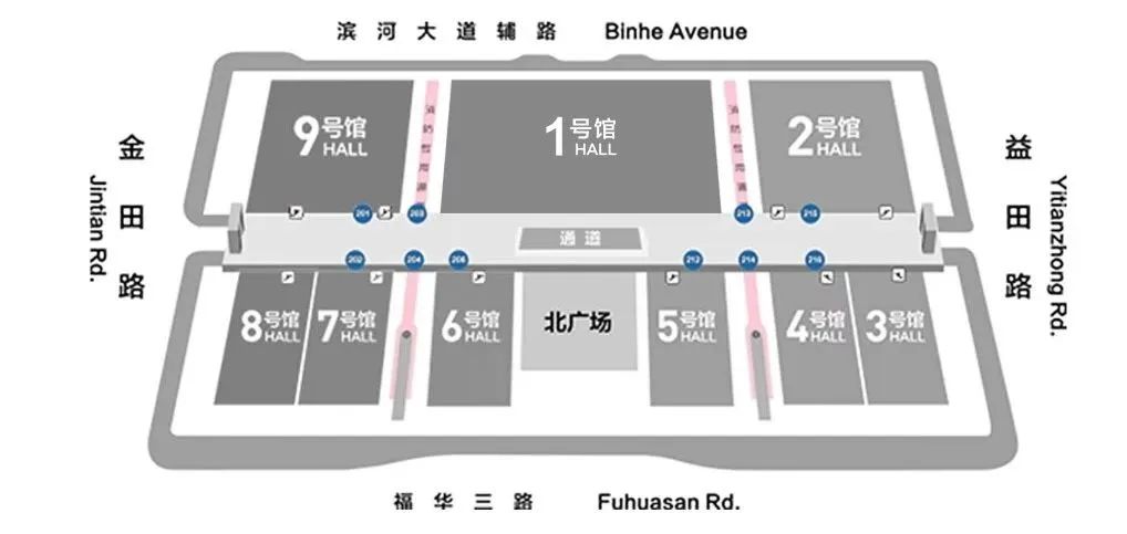 深圳国际电池技术展览会展馆分布